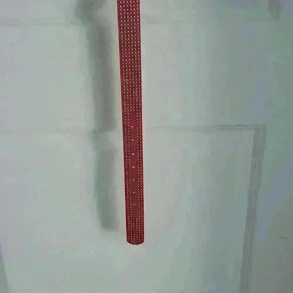 Red Belt with Silver studs. Sz lg, 38-40. - Picture 2 of 3